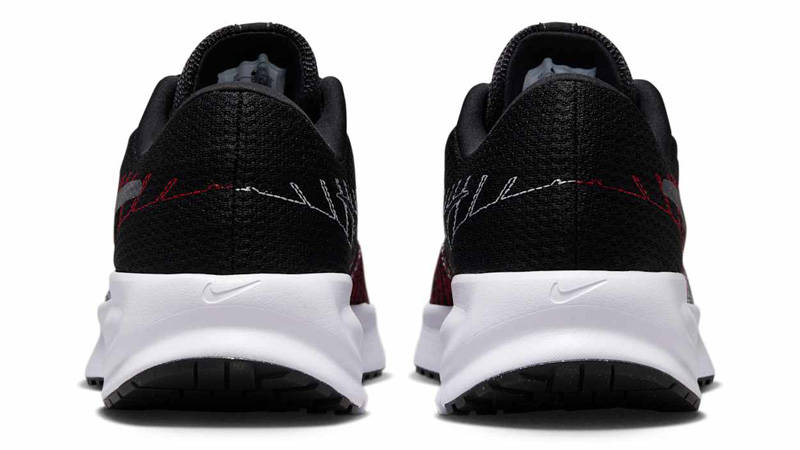 Nike Run Defy Black University Red Back
