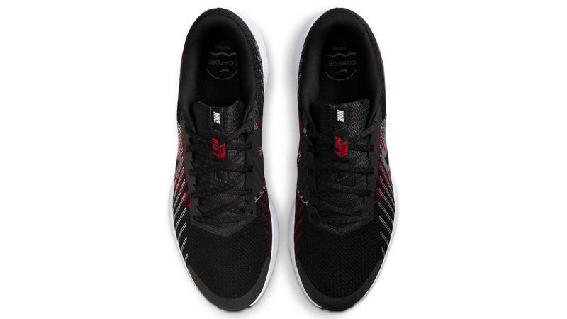 Nike Run Defy Black University Red Middle