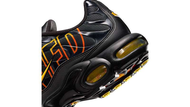 Nike TN Air Max Plus Sunrise Orange Lightning IH4459-010 heel