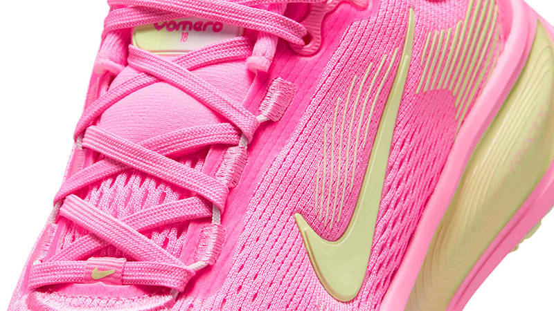 Nike Vomero 18 GS Pink Spell Barely Volt HQ2157-601 Detail