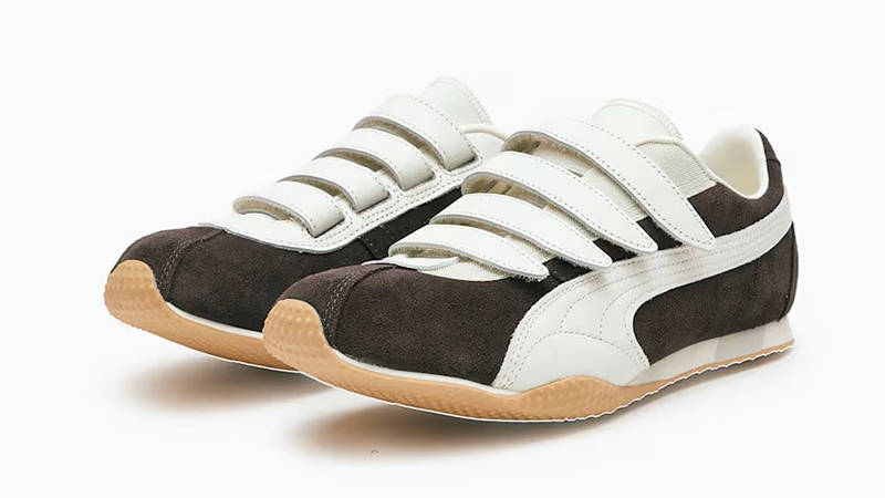 PUMA H-Street Dark Chocolate White 406761-01 front