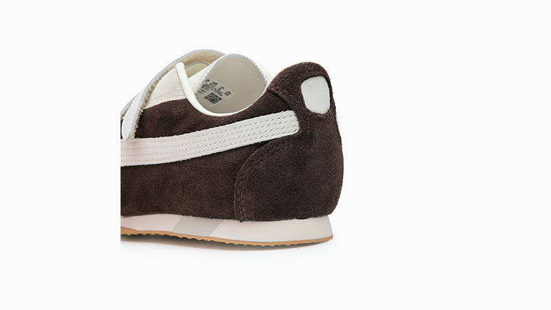 PUMA H-Street Dark Chocolate White 406761-01 heel