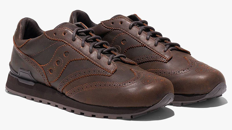 Saucony Shadow Wingtip Brown front