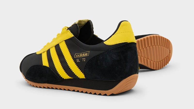 size x adidas SL 72 PT Yellow Black back