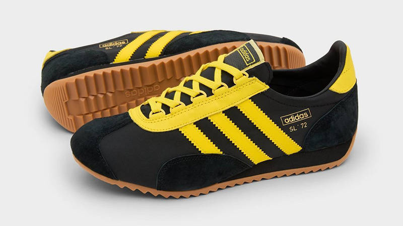 size x adidas SL 72 PT Yellow Black front
