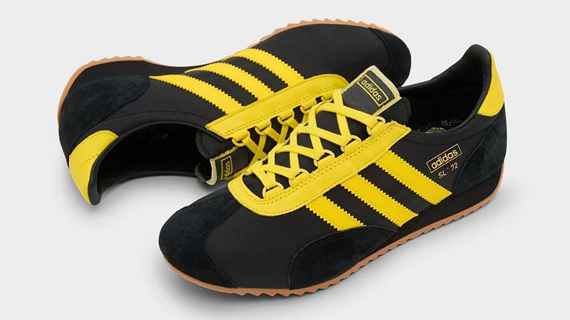 size? x adidas SL 72 PT Yellow Black | The Sole Supplier