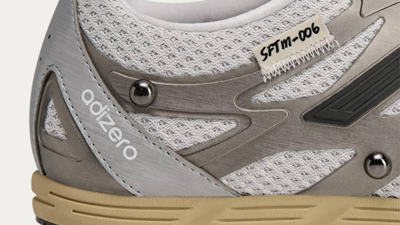 Song for the Mute x adidas Adizero PR Grey Closeup