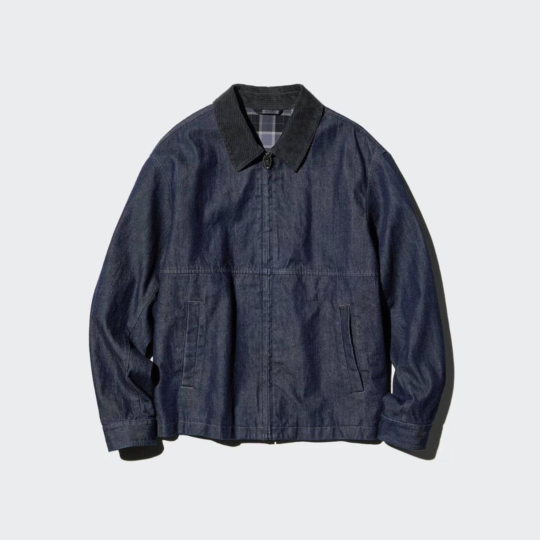 UNIQLO Denim Zip-Up Short Blouson