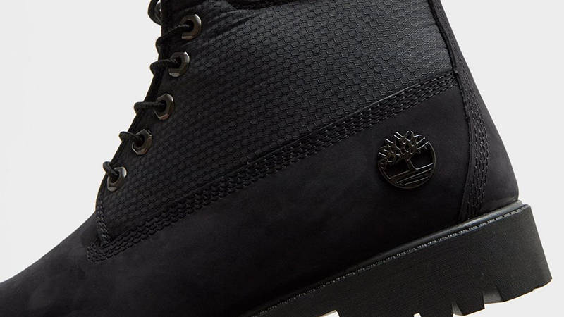 Timberland 6 Inch Utility Boots Black Detail