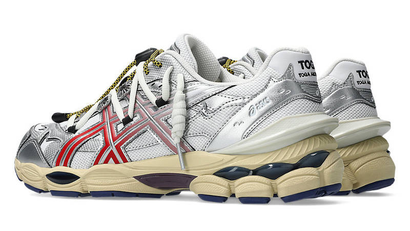 TOGA x ASICS Gel-Cumulus 16 TG White Red Pure Silver | 1203B115