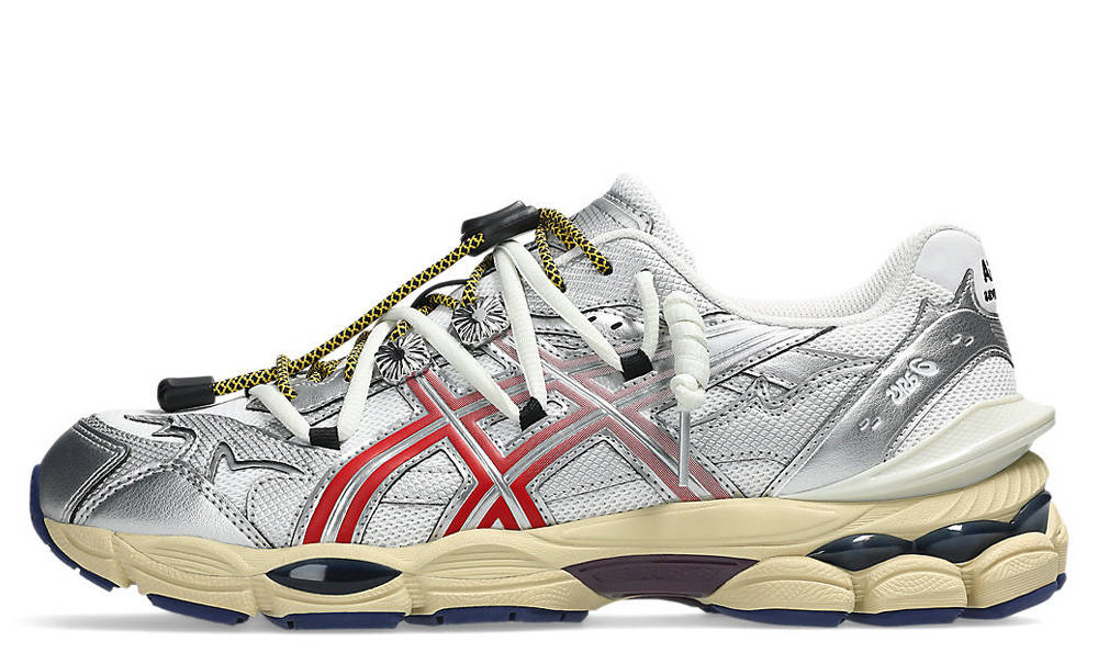 TOGA x ASICS Gel-Cumulus 16 TG White Red Pure Silver | 1203B115