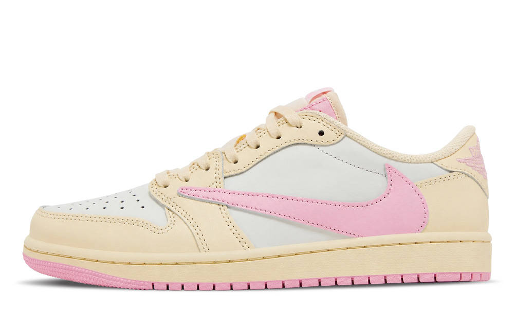 Travis Scott x Air Jordan 1 Low OG Muslin Shy Pink