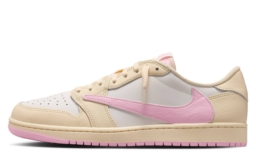 Travis Scott x Air Jordan 1 Low OG Muslin Shy Pink