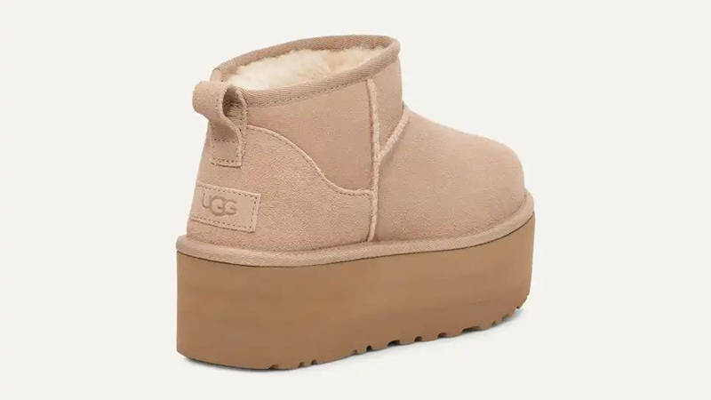 UGG Classic Ultra Mini Platform Boot Sand 1135092-SAND back