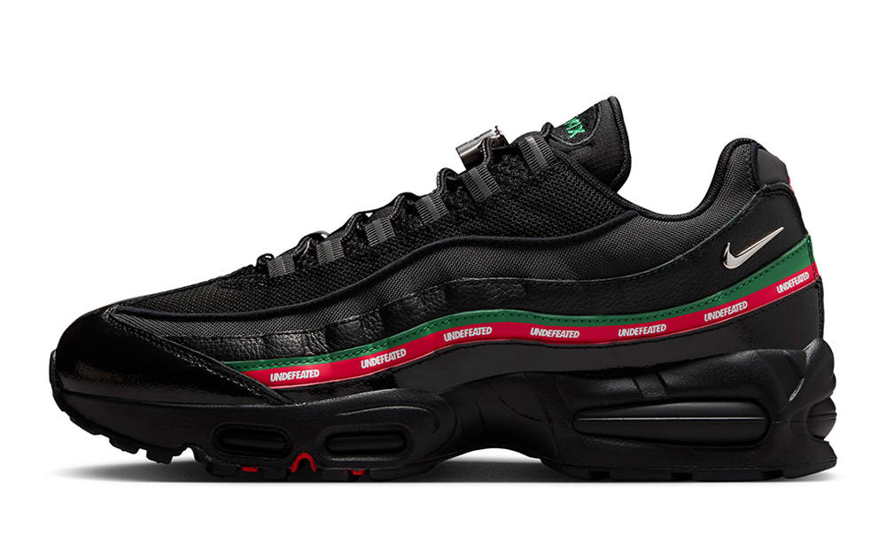 Undefeated x Nike Air Max 95 Black Sport Red | IB4453-100 | The