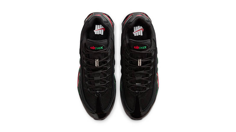 Undefeated x Nike Air Max 95 Black Sport Red middle