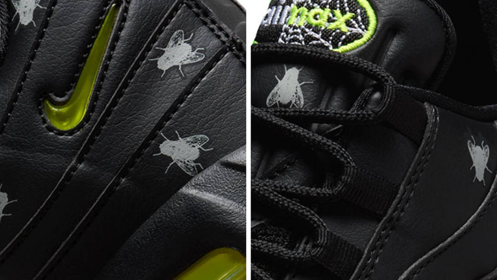 The Nike Air Max 95 ‘Houseflies’ is Hauntingly Good Nike Air Max 95 Houseflies Halloween 2025 close-ups