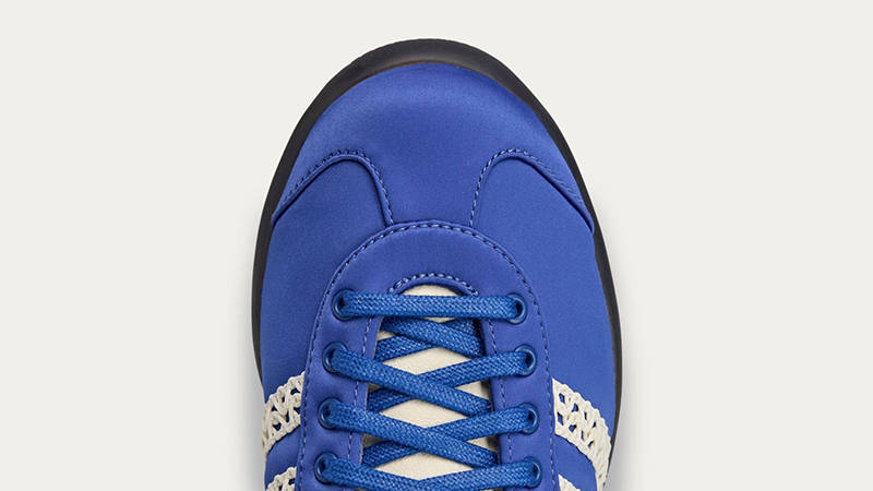 Wales Bonner x adidas Karintha Low Satin Blue JR1774 toe