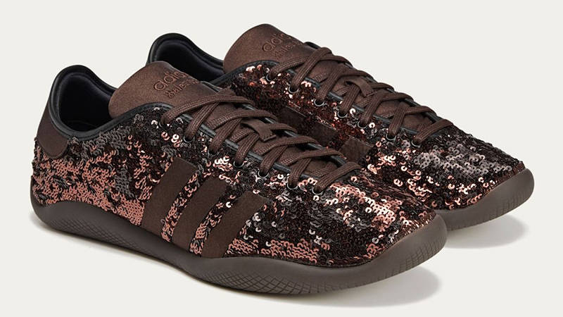 Wales Bonner x adidas Karintha Low Satin Dark Brown KH8798 front