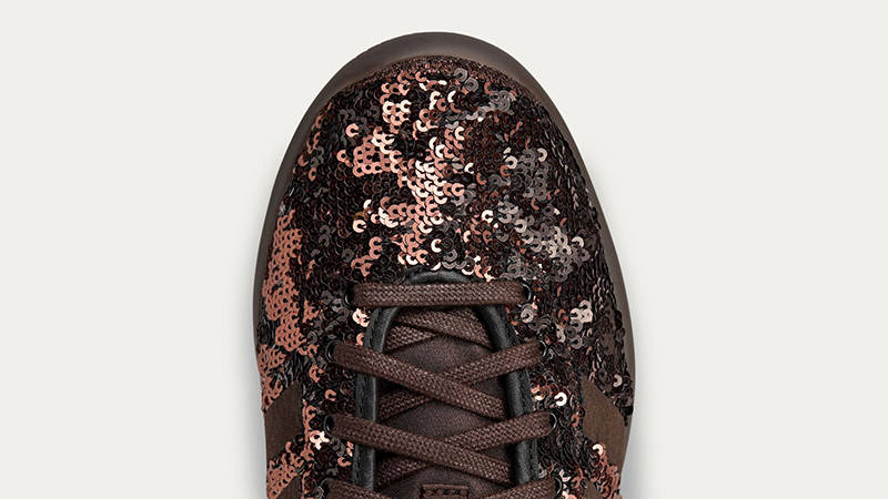 Wales Bonner x adidas Karintha Low Satin Dark Brown KH8798 toe