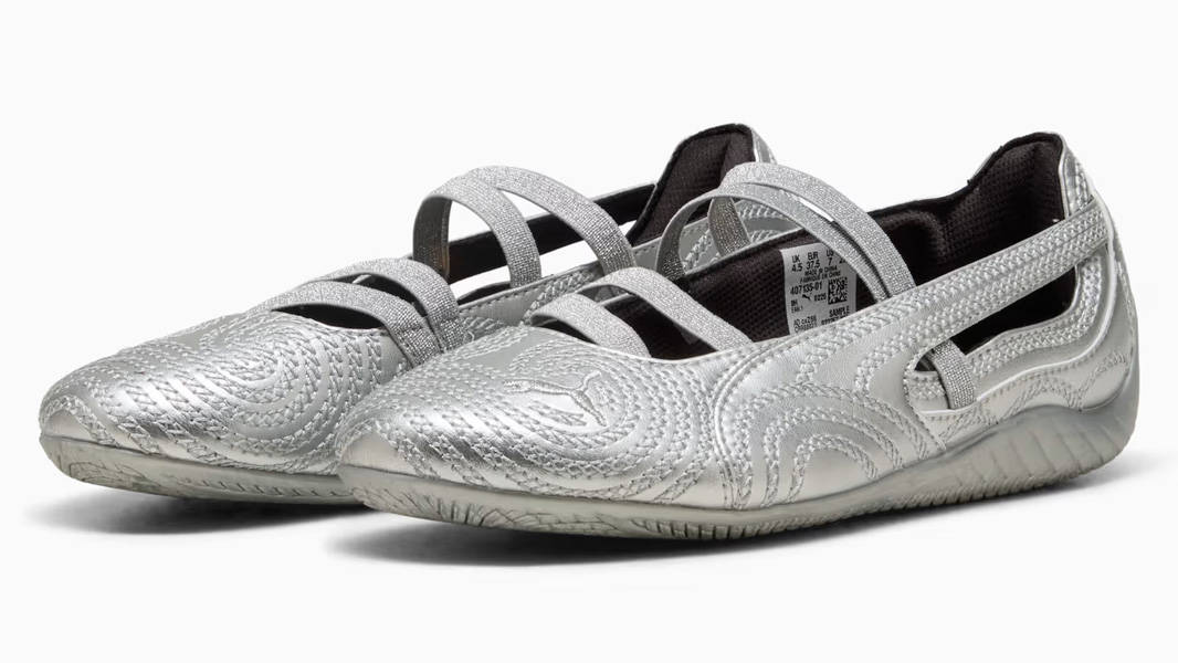 Wicked x Puma Speedcat Ballet Silver Front