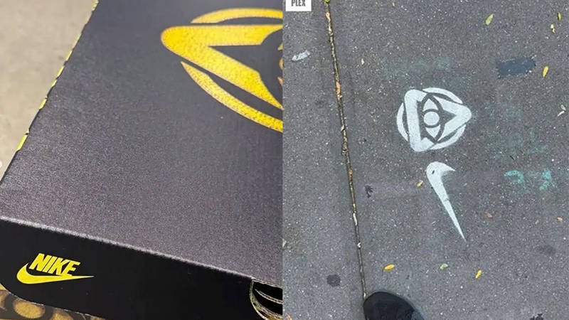 Yeat Lyfestyle Corp x Nike Goadome Black Silver box