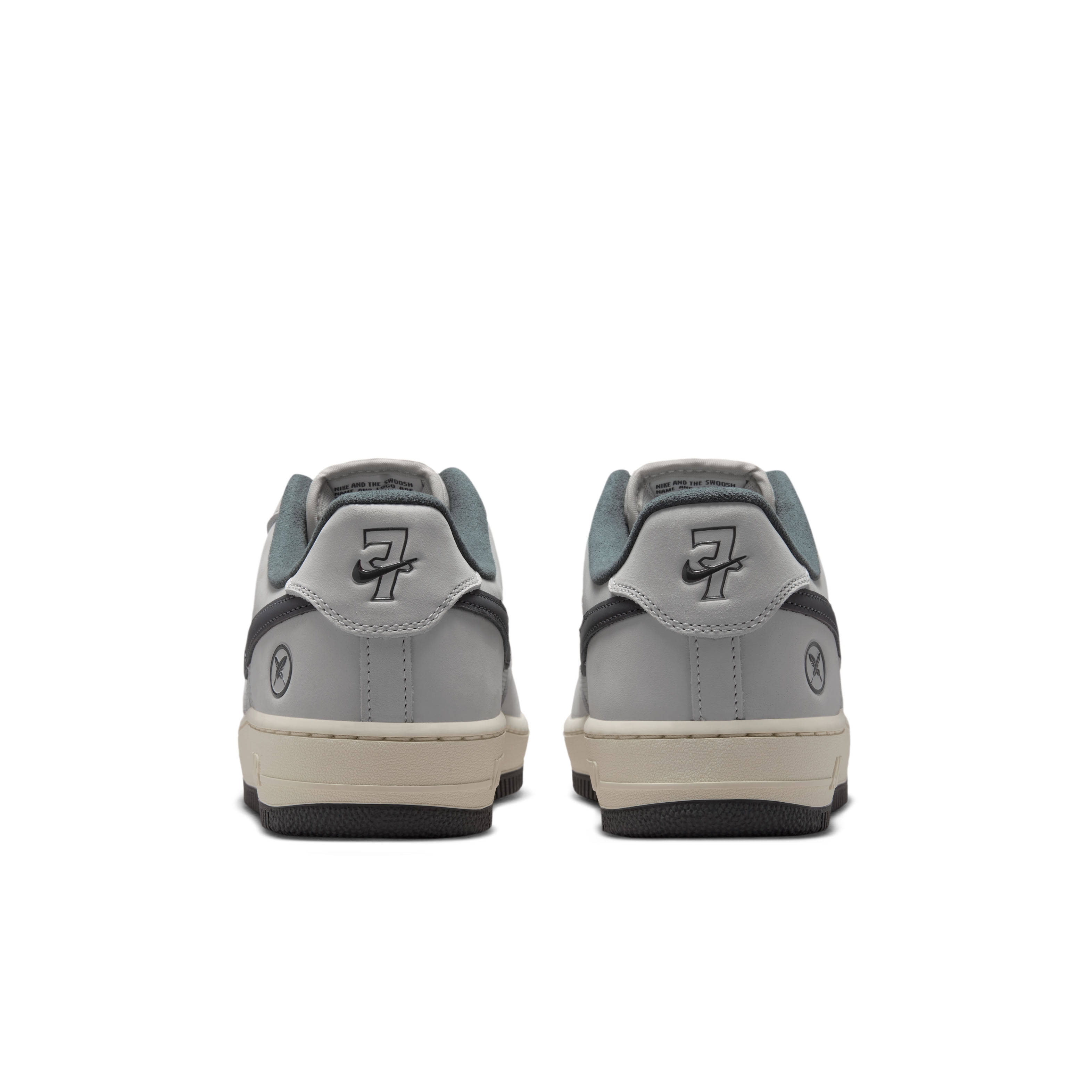 Yuto Horigome x Nike SB Air Force 1 Low White Iron Grey Heel