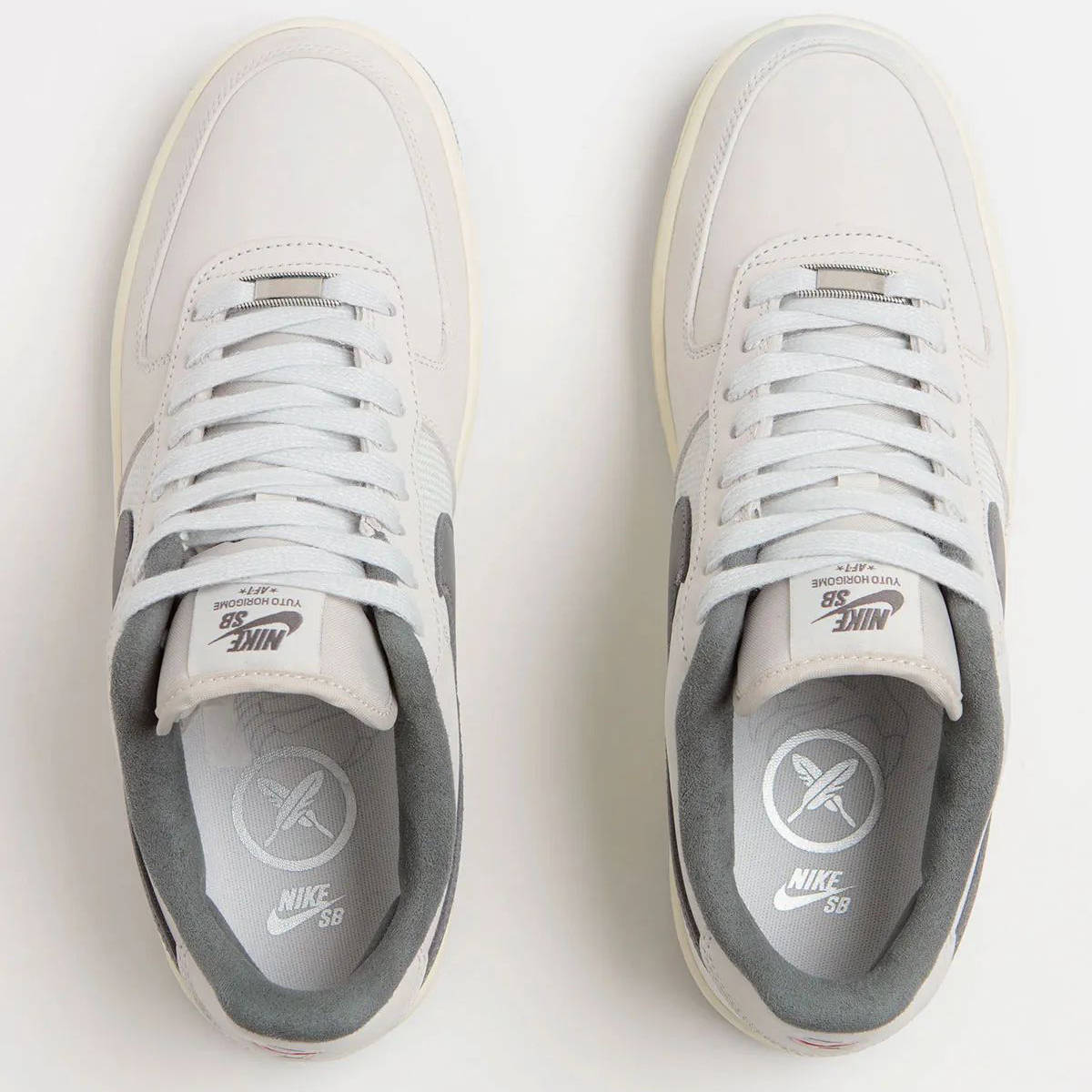 Yuto Horigome x Nike SB Air Force 1 Low White Iron Grey middle