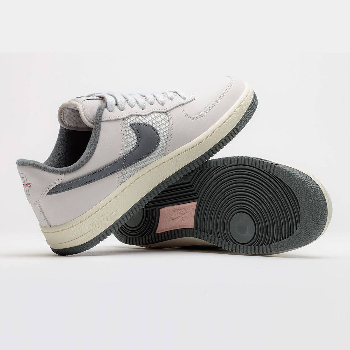 Yuto Horigome x Nike SB Air Force 1 Low White Iron Grey side