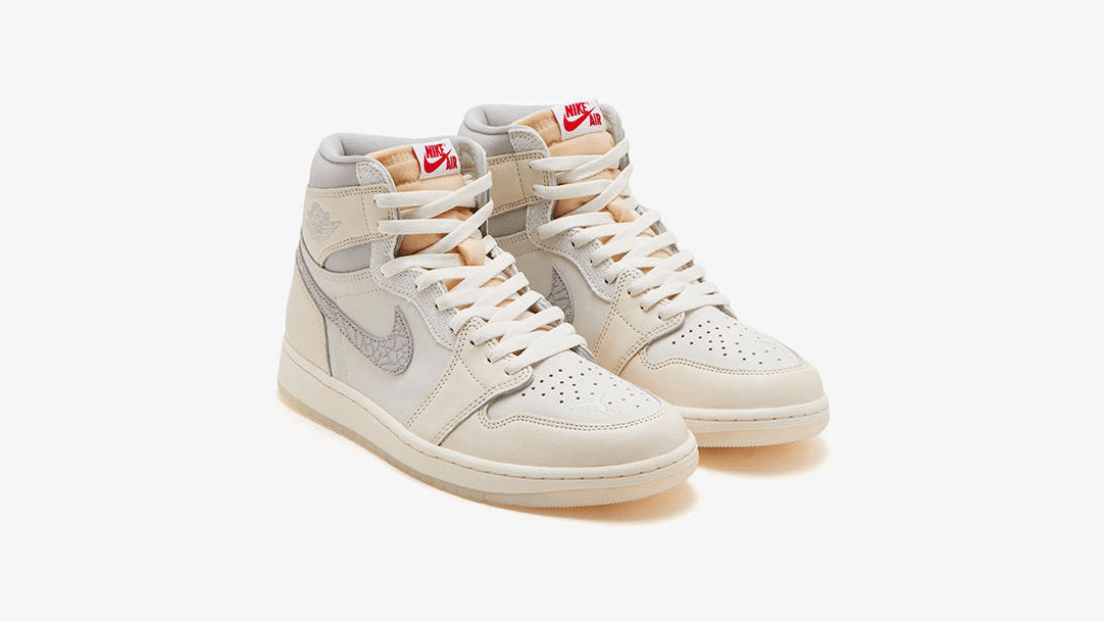 Air Jordan 1 High OG Sail Elephant Print Swoosh