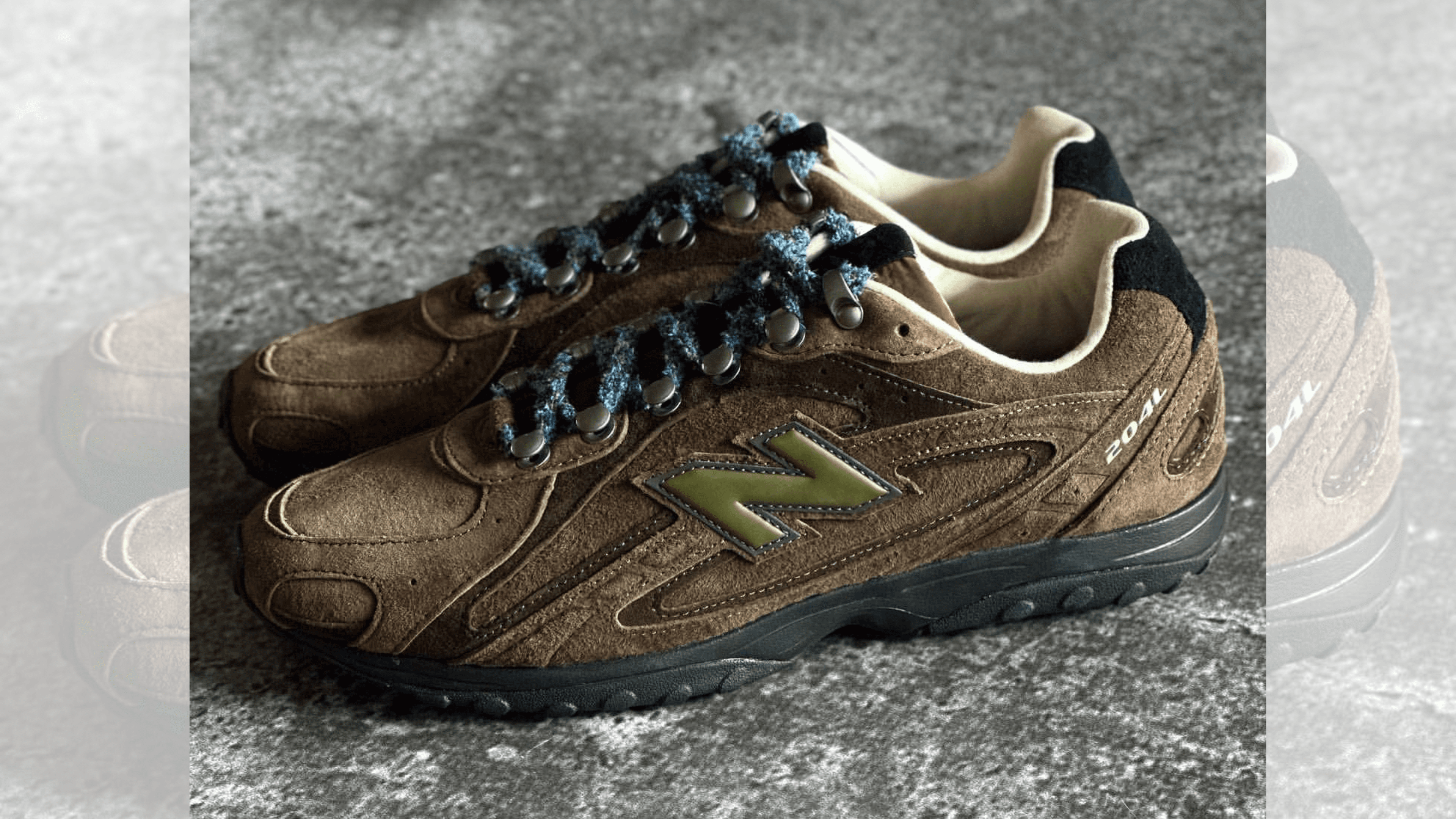 BASKETCASE x New Balance 204L Brown Olive