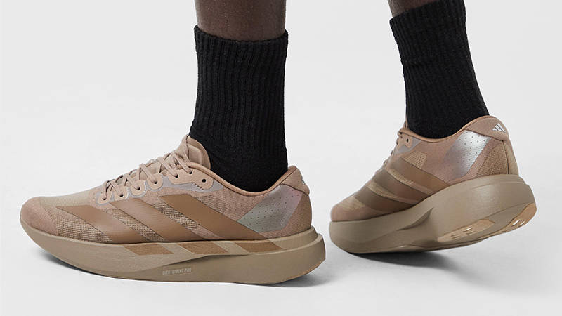 adidas Adizero Evo SL Trace Brown KJ1439 on foot