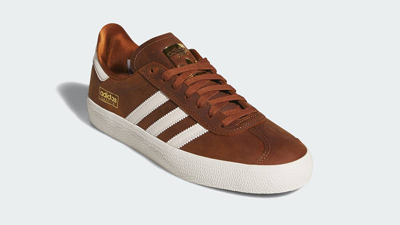 adidas Gazelle Vintage Brown White HQ7547 front