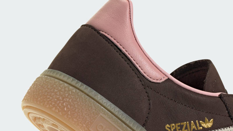 adidas Handball Spezial Dark Brown Wonder Mauve Closeup