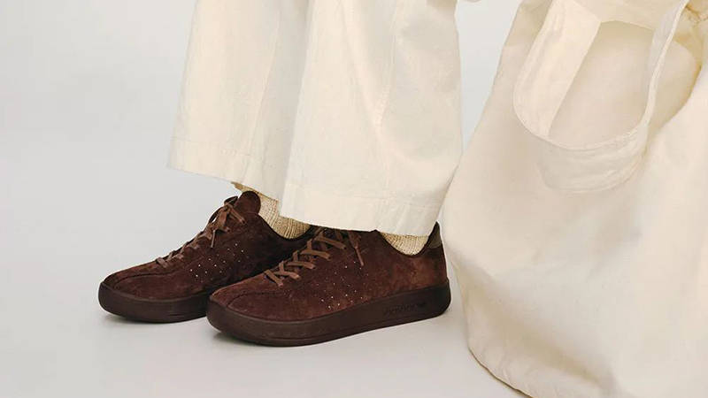 adidas Palma Billys Shadow Brown KI1411 on foot feature