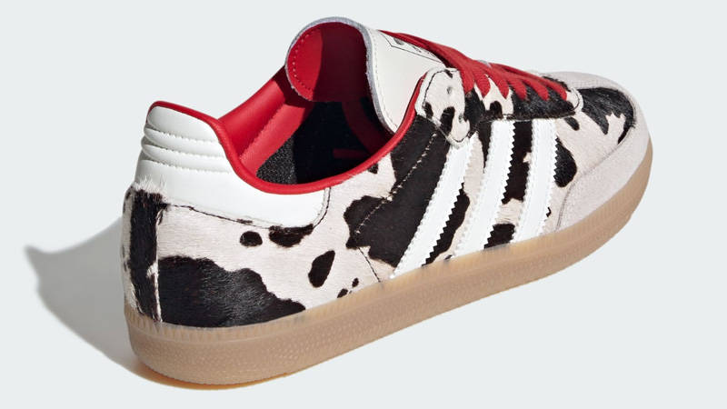 adidas Samba OG Cow Print Aurora Coffee Back