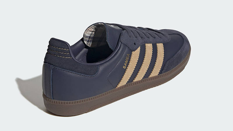adidas Samba OG Shadow Navy Beige JR0894 back