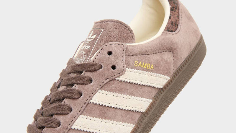 adidas Samba OG Snake Print Earth Strata KI5329 Detail