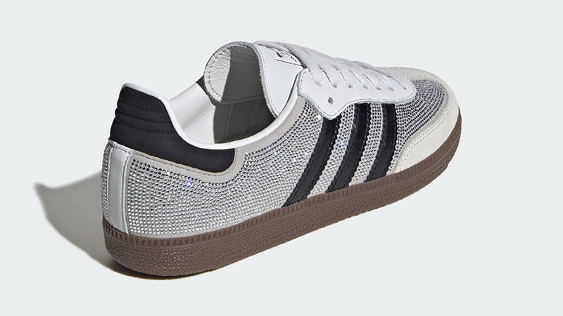 adidas Samba Rhinestone Crystal White Silver IH9055 back