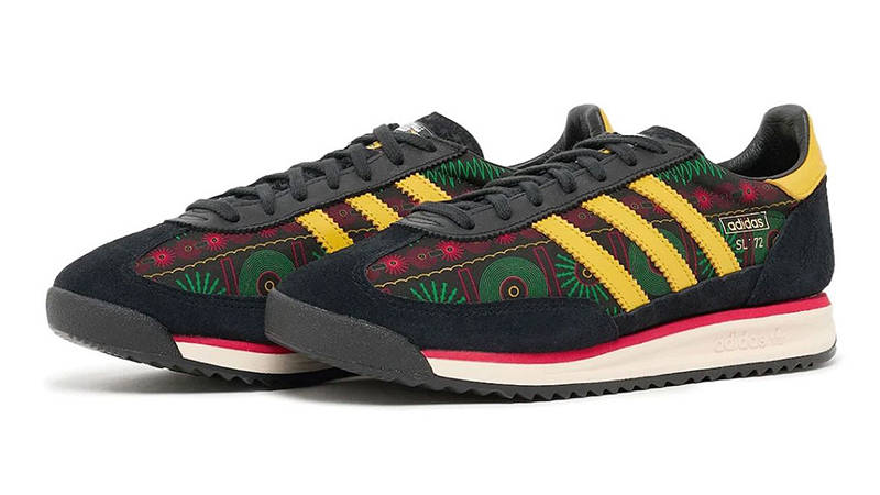 adidas SL 72 RS Bob Marley Football Is Freedom Black KJ4476 front