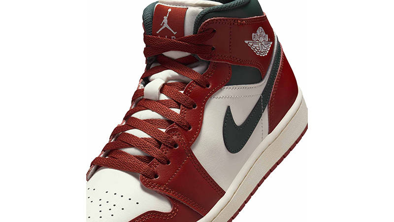 Air Jordan 1 Mid Redstone DQ8426-105 tongue