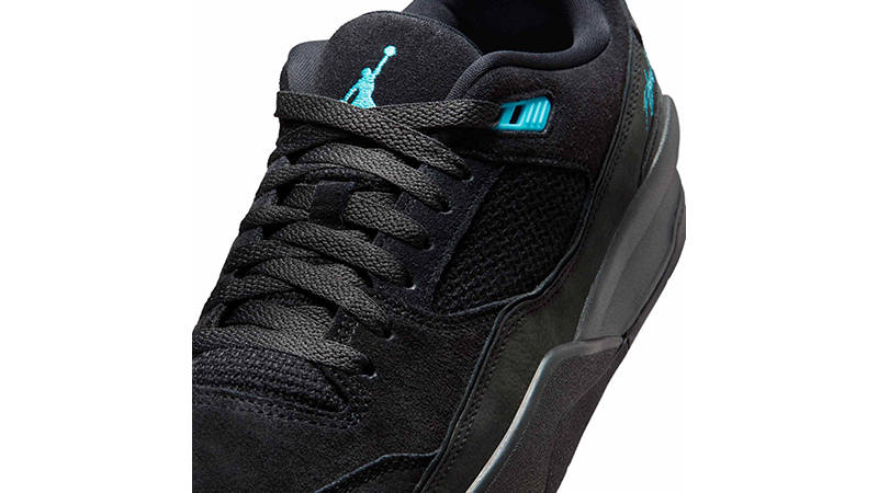 Air Jordan Flight Court Black Gamma Blue HF3255-040 tongue