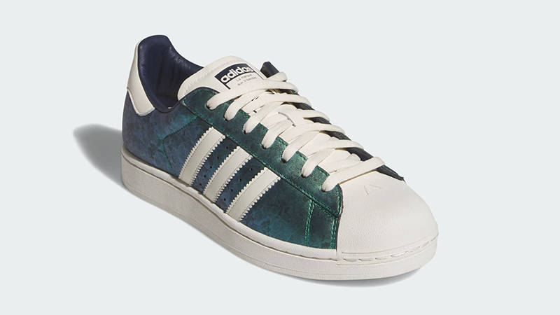 Anthony Edwards x adidas Superstar II Green Silver KI6583 front