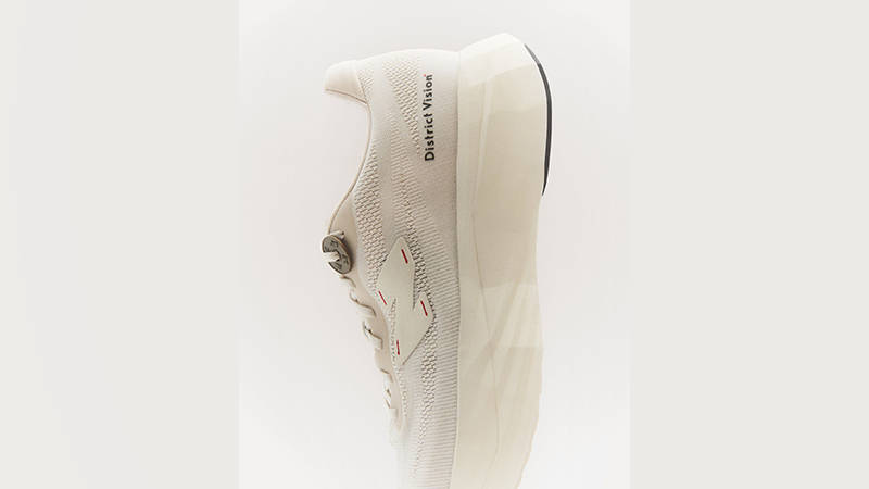 District Vision x New Balance FuelCell SC Elite V5 Linen front
