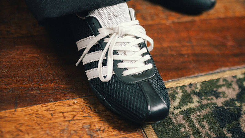 END x adidas Tokyo Black White JR2025 toe