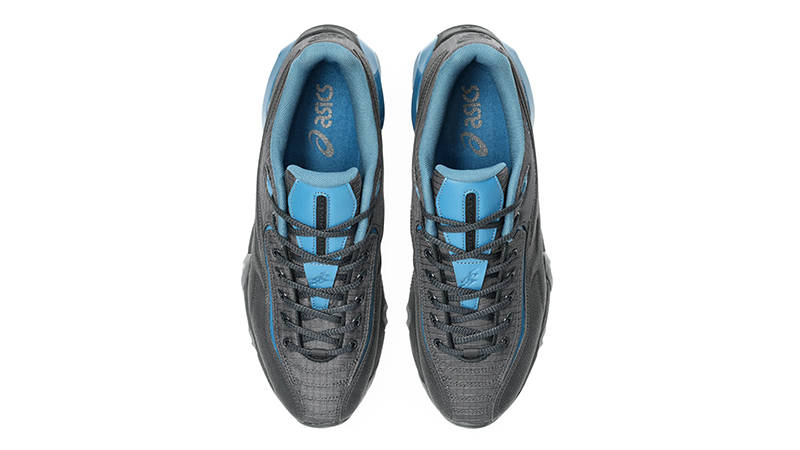 Kiko Kostadinov x ASICS Novalis Gel-Teremoa Graphite Grey Teal 1203A825-022 middle