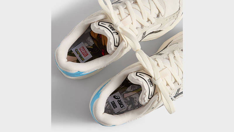 Kith x Marvel vs Capcom x ASICS Gel-Kayano 14 Ryu 1203B011-100 inner