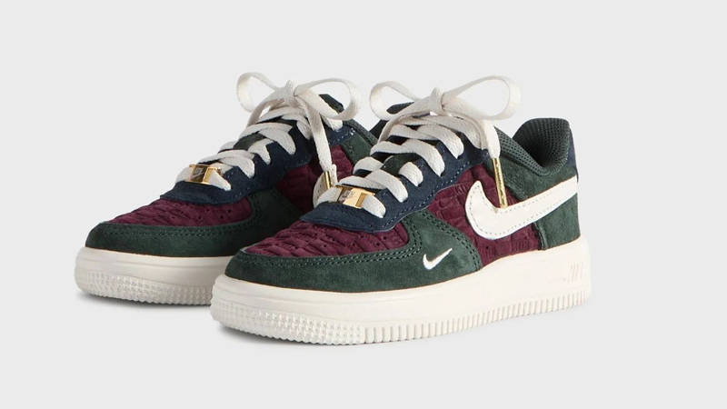 KITH x Nike Air Force 1 PS Night Maroon front