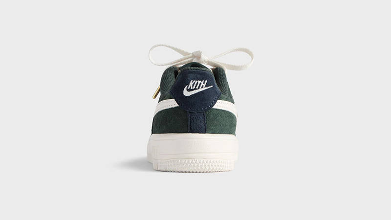 KITH x Nike Air Force 1 PS Night Maroon heel