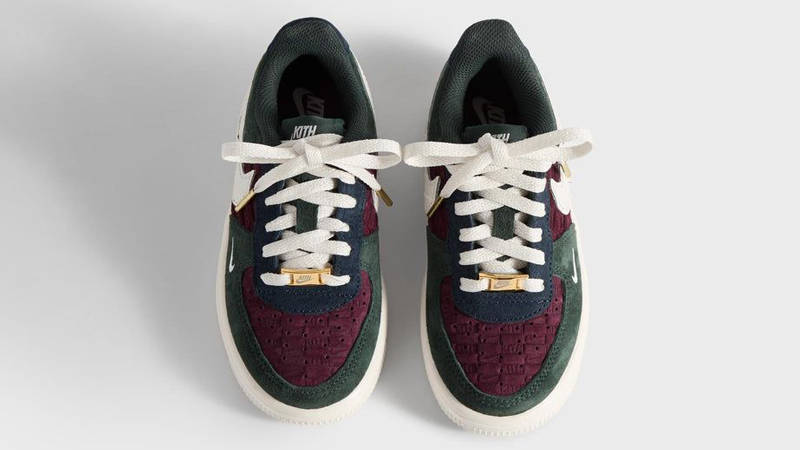 KITH x Nike Air Force 1 PS Night Maroon middle